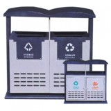 商業(yè)圈分類鋼制垃圾桶