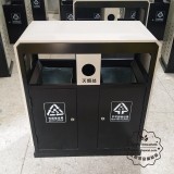 北京石景山街道分類不銹鋼垃圾回收箱采購