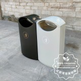 噴粉分類不銹鋼垃圾桶單筒，提升城市品質(zhì)