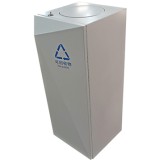室內(nèi)搖擺蓋噴塑金屬分類(lèi)垃圾桶
