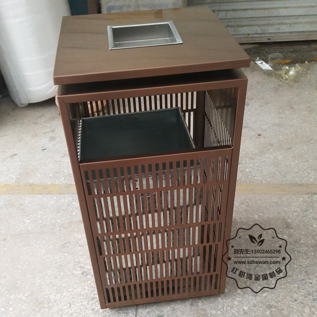 高檔室內(nèi)不銹鋼垃圾箱圖片