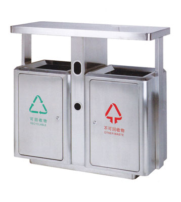 機(jī)場不銹鋼垃圾箱
